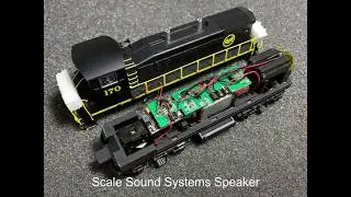 Atlas Master MP15 DCC-Sound Speaker Comparison by Scale Sound Systems