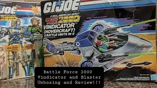Hasbro 1987 G.I. Joe Battle Force 2000: Vindicator, Blaster & Avalanche Unboxing and Review!