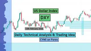 DXY | US Dollar Index Daily Technical Analysis for 12th February 2026 by CYNS on Forex