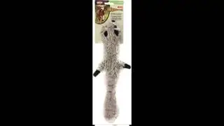 Ethical Mini Skinneeez Raccoon 14Inch Stuffingless Dog Toy