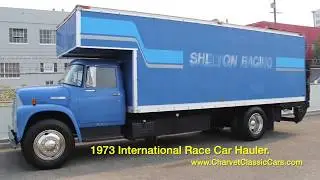 1973 International Vintage Race Car Hauler. Charvet Classic Cars.