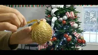 Christmas Tree Decorating ✨ | Ribbon, Red, Gold & Silver Ornaments