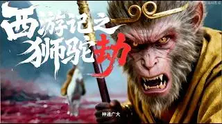 AI原创短片1~8合集【孙悟空大闹狮驼岭 Monkey King Fight Lion Camel 】大圣狮驼岭斩妖除魔，爆肝200小时制作！第8集 #西游记 #狮驼劫#原创动画 #狮驼岭 #ai视频