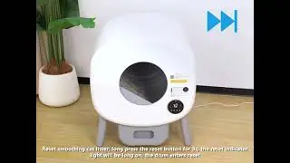 Cumrige M2 Self-Cleaning Litter Box Tutorial | How to Reset the Litter #selfcleaninglitterbox