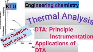 KTU|Engineering chemistry|DTA|Thermal Analysis|Applications of DTA|Malayalam