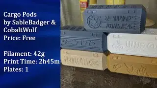 Cargo Pods from SableBadger & CobaltWolf