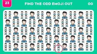Find The Odd Emoji Out | Emoji Quiz