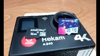 Rekam a340 4K тест, есть ли интерполяция в дешёвой экшн камере?