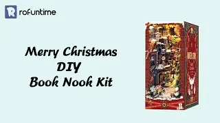 Merry Christmas DIY Book Nook Kit |  Rofuntime