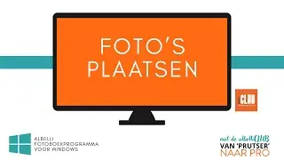 Instructievideo albelli - Foto's plaatsen