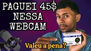 COMPREI ESSA WEBCAM PELA INTERNET ( MUITO BARATO )🎥🤩