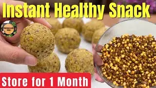 High-Energy Protein Snack Balls | Stay Active All Day | Instant Snack Recipe 