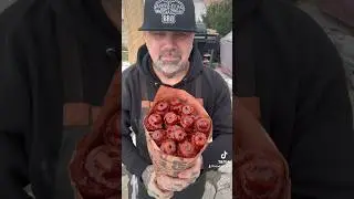 Розы из копченого бекона #бекон #краснаяроза #деньсвятоговалентина