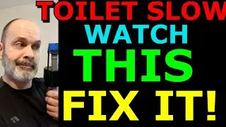 Toilet Slow Fill Fix Watch Before You Install