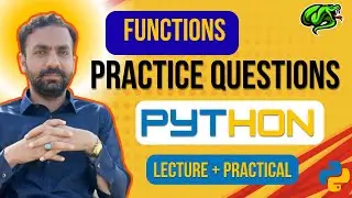 Lec-35: Python practice questions | functions in Python | Python full course
