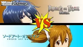 Weiss Schwarz Shop Challenge Top 4 (April 14th, 2018) - Attack on Titan vs. Sword Art Online