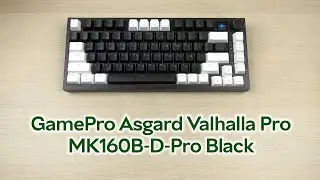 Розпаковка GamePro Asgard Valhalla Pro MK160B-D-Pro Rainy Switch Wireless/Bluetooth/USB Blac