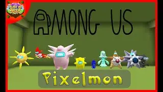 AMONG US in PIXELMON (Custom Textured Skin) Minecraft - BLASTMC ASIA SERVER