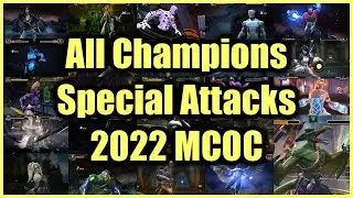 All Champions Special Attacks 2022 | Marvel Contest of Champions