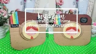 DIY CARDBOARD INSTAGRAM inspired frame/Na-cutan lang ako/PINAY DIY/PINAY DIYER