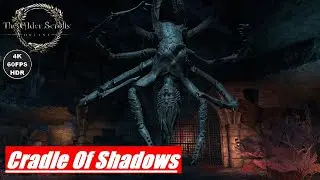 ESO Gameplay 2022 (PC) Dungeons Cradle Of Shadows [4K 60FPS HDR]