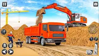 Real City Construction Simulator 3D - City Road Builder Excavator Trucks - Android Gameplay 