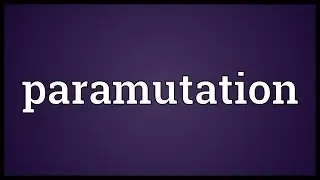Paramutation Meaning