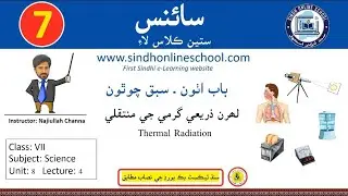 Thermal radiation | Science Class 7| Chapter 8| lecture 4| Sindh Online School