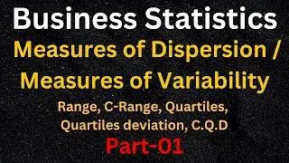 Measures of Dispersion in bangla : Measures of Variability | Types | Q.D | Range | Research (part-1)