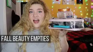 Fall Beauty Empties.. lots of good stuff!!