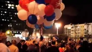 The Bibi Circus: Right-wing election rally in Tel Aviv, March 15, 2015