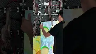 P1.86 The Indoor LED screen is installed #leddisplay #ledscreen #ledmodule #indoorledscreen