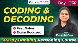 Coding & Decoding – Day 1 | 30-Day Banking Reasoning Course | Pooja Ma’am
