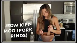 How to make JEOW KIEP MOO | SPICY PORK RIND DIP | Lao Food | House of X Tia
