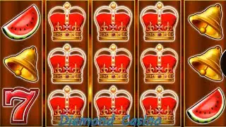 Shining Crown 2025 - EGT Slot - Pacanele - 3 Coroane cu Septar 7777 , Linia Pepeni si Multe Plati