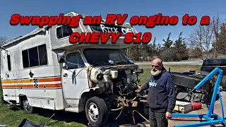 INSANE RV-TO-CHEVY S10 ENGINE SWAP BEGINS | RICK OG