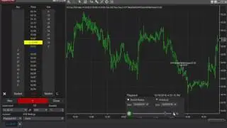 NinjaTrader 8 Market Replay on Crude Oil Strategy