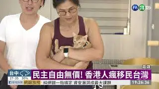 民主自由無價! 香港人瘋移民台灣 | 華視新聞 20190731