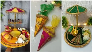 Wedding crafts ideas/Haldi decoration ideas/mehendi decoration ideas/DIY Engagement Ring Platter