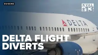Delta flight from Atlanta to Portland diverts to Eugene