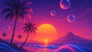 Sunset Pulse 🌅 | Free Futuristic Chillwave Track (No Copyright, AI Music)