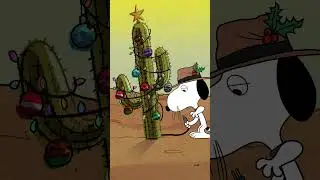 Christmas Cactus with Snoopy & Spike 🌵🎄 Snoopy | Happy Holidays 2024 #shorts