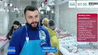 Românii fac deja cumpărăturile pentru masa de revelion. Peștele e la mare căutare