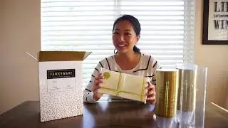 Best Plastic Wedding Cups in Bulk - FANXYWARE Gold Rim Cups & Gold Cocktail Napkins