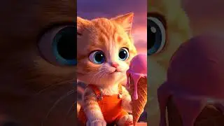 A soft emotional #ai #aicatlovestory #catstory #kitty #catcartoon