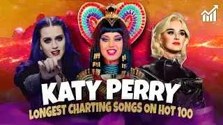 The 25 Katy Perry's Longest Charting Songs On Billboard Hot 100 | Hollywood Time