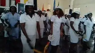 Tambourinaire senior de la salle centrale de Pointe-Noire ✌️