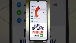 Mobile Network Problem Solve | mobile network not available | network not working problem solution