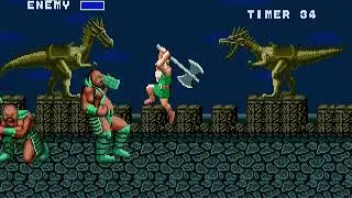 Golden Axe - Mega Drive (Genesis) - Gilius Thunderhead The Duel