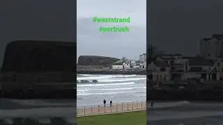 #portrush #northernireland #westbay Chris and paul surfing Dec 21